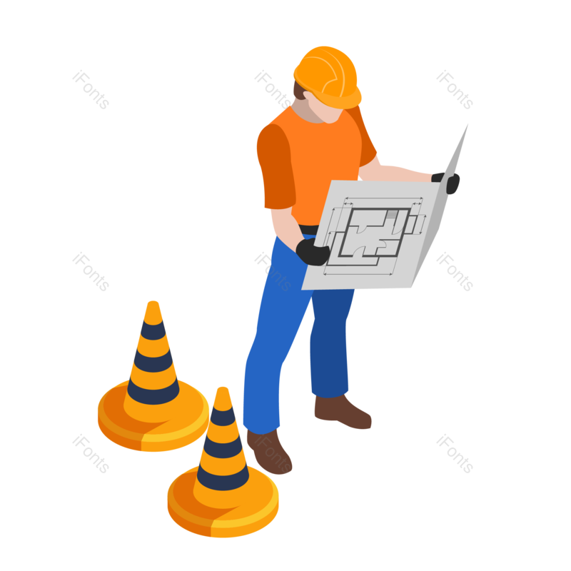 工人图片,安全元素,安全帽PNG,免抠素材